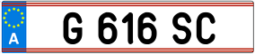 Truck License Plate